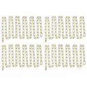 4 Set 10 ft Light Fixture Chain Metal Looping Link Up to 110 lbs Bronze