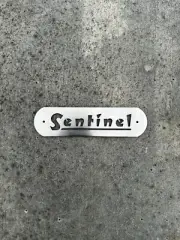 British Railway Sentinel Steel Logo Plate Replica Polished Sign