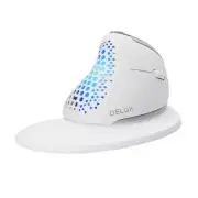 DeLUX Seeker Wireless Vertical Mouse OLED BT/USB 4000DPI 4-Device White