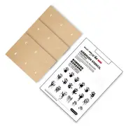 3Pack 1/72 1/35 Handprint Airbrush Leakage Spray Stencil Template Hobby Tools