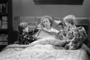 Ian Bottiglieri as Gabe Bergman, Gene Wilder as Gene Bergman, Car- Old Photo 2