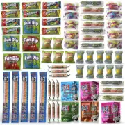Sour Candy Sampler Pack V2 | Lemonhead, efrutti, Icee, Fun Dip, Smarties and Air