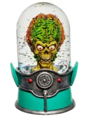 New Officially Licensed Warner Bros. Mars Attacks! Martian Snow Globe with Sound