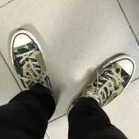 在飛比找蝦皮購物優惠-日本製 All Star Converse  帆布鞋 迷彩 