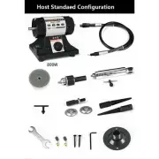 800W Mini Bench Grinder Metal Buffer Polisher Polishing Machine with Flex Shaft