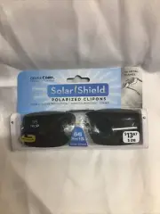 Solar Shield Polarized Clipons 56 Rec 15 100% UVA/UVB Protection Scratch Resist