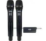 ImPro UHF-88II Professional Karaoke Wireless Microphones Black - Pair