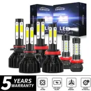 Para For Subaru WRX 2015-2021 -Kit de faros delanteros LED + focos antiniebla (for: Subaru)