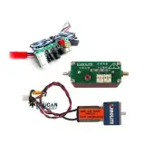 Metal Smoker Gearbox Unit For 1/14 KABOLITE K970 RC Hydraulic Excavator Digger