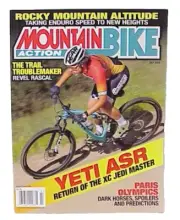 MOUNTAIN BIKE ACTION JULY 2024 MAGAZINE ISSUE YETI ASR THE TRAIL TROUBLEMAKER