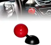 Car One-Button Start Lever,Car Push to Start Button Rocker,Push Start Button Cover, Automotive One Touch Start Button Starter Cover (Red)