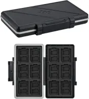 36 Slot Memory Card Case Water Resistant Holder for SD SDHC SDXC TF Micro SD