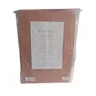 Garnet Hill Queen Organic Flannel Cotton Fitted Sheet - Rose NEW