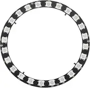Baxnore 24-Bit Addressable RGB Ring Light, 3.3 in Ultra Bright, Chainable Design with Integrated Driver, No External Resistors Needed for Photography, Home Decoration