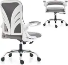 HOLLUDLE Ergonomic Office Chair with Foldable Backrest, Computer Desk Chair w...