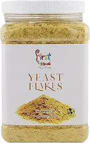 FirstChoiceCandy Premium Nutritional Yeast Flakes 1 Pound in reusable container, Certified Kosher