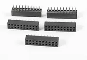 uxcell 5pcs Straight Double Row 2mm Pitch 2 x 10 Pins Connector Female Header