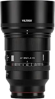 VILTROX AF 85mm F1.4 Pro FE Full Frame Lens，Auto Focus Large Aperture Lens for Sony E Mount Cameras A7C A7RII A7SIII A7III A7IV A7RIVA FX3 A1 A9 A93 A5000 A5100 A6000 A6600 ZV-E10 FX30 ZVE1 ZV-E10II