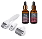 Re Derma Roller All In One Set + Ceramide Serum + Multi-Peptide Serum