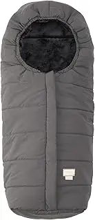 Nuvita 9905 Junior One | Universal Car Seat Bean Bag | Perfect for Children from 6 to 36 Months (100 cm) | Protection to -10°C Against Rain and Wind | Grey