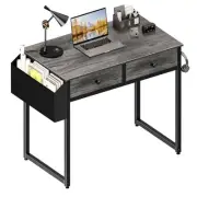 Small Desk with Drawers - for Bedroom, 32 Inch Home Office Computer Desk with
