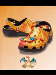 NEW Crocs x Pokemon ‘Charizard’ Classic Men’s Crocs SIZE 8