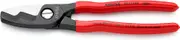 Knipex Cable Shears with Twin Cutting Edge, 20 x 200 mm Size
