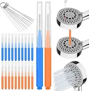 30 PCS Shower Head Cleaning Brush for Small Hole Small Gaps Hole Anti-Clogging Shower Head Cleaning Brush Shower Cleaner Brush Tools for Cleaning