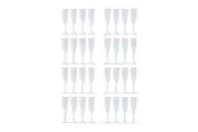 32pc Lemon & Lime Crystal Deco Plastic Reusable Durable Champagne Flute 230ml