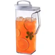 YYZIIOQ 2.0 Liter 68oz Plastic Pitcher with Lid, Fridge Water Carafe Jug with...
