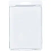 Collecting Warehouse Clear Plastic Clamshell Container, 4.1875"H x 3"W x 1.25"D