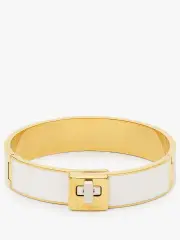 Phoebe Enamel Turnlock Bangle