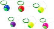 WESIEVYA 6Pcs Jumping Balls for Ankle Skipping for Outdoor for Day and Birthdays Random Color