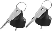MOLUCKFU 2 Sets Mobility Scooter Key Mobility Scooter Replacement Keys Scooter Accessories Scooter Keys Key Features Replacement Parts Ignition Key Switch Part Scooter Key Cover