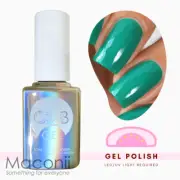 Color Club GEL Wild Cactus - Bright Plant Green Blue Undertone Nail Polish 15ml
