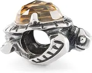 [TROLLBEADS] Long Life, small, Sterling Silver, Quartz, Small, Sterling Silver, Quartz