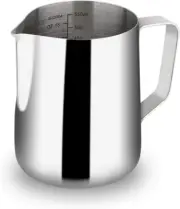 Stainless Steel Milk Frothing Pitcher 20Oz/600Ml - Espresso Steaming Pitcher for