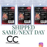 3 x 100 Ultra Pro Trading Card Protector Sleeves Penny Pokemon MTG Magic AFL 300