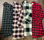 Lazy One Flannel PJ Button Up/Nightshirt Unisex, CHOOSE Style