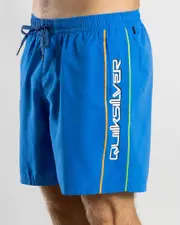 [Quiksilver] Quiksilver Men's Everyday Vert Volley 2 17" Board Shorts in Nebulas Blue Size Large L Nebulas Blue