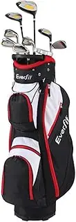 Men Golf Club Set Right Handed Alloy Driver 10pcs Adjustable Stand Bag