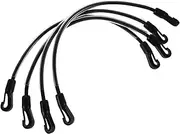 ERINGOGO 4pcs Leg Straps for Horse Blanket Sheet: Elastic Leg Cord with Metal Double End Clips Replacement - Winter Easy to Install and Secure