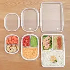 Food Container Shockproof Multi-grids Picnic Fruit Storage Bento Box Abs