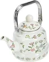 Ipetboom Enamel Tea Kettle Practical Water Boiling Teapot Stylish Household Kettle for Tea Coffee Lightweight Portable Design for Stovetop Use