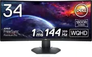 Dell 34"Curved Gaming Monitor 21:9 1800R 144Hz FREESYNC S3422DWG