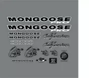 Mongoose - 1999 Californian - Decal set - old school bmx
