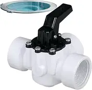 3-Way Ball Valve - Sanitary Ball Valve Clamp Connection | Output Push Connect for Reverse | Easy to Install Brass 3-Way Manual Diverter for Plumbing, Irrigation