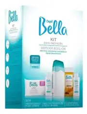 Depilatory Appliance Roll-On Bivolt System Kit Depil Bella Hair Removal Waxing