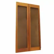 Ocean Yachts Boat Folding Double Door / Window Panel | 47 x 26 1/2 Inch Teak