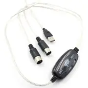 Cables, Snakes & Interconnects Midi To Usb Interface Cable Adapter For Keyboard Electronic Drum Music